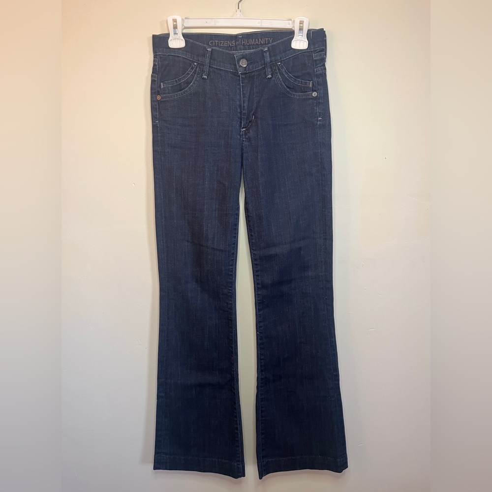 Citizens Of Humanity Blue Flare & Wide Leg Jeans